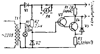 Схема десульфатирующего зарядного устройства